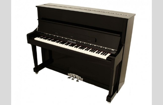 Steinhoven SU131 Polished Walnut Upright Piano - Image 1